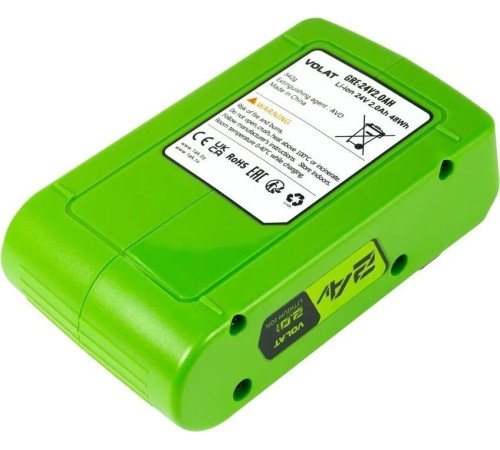 Аккумуляторная батарея для Greenworks VOLAT 24.0V 2.0AH (Li-ion) VT-GRE-24-2