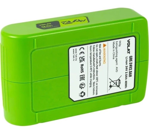 Аккумуляторная батарея для Greenworks VOLAT 24.0V 2.0AH (Li-ion) VT-GRE-24-2