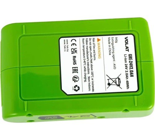 Аккумуляторная батарея для Greenworks VOLAT 24.0V 2.0AH (Li-ion) VT-GRE-24-2