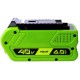 Аккумуляторная батарея для Greenworks VOLAT 40.0V 6.0AH (Li-ion) VT-GRE-40-6