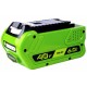 Аккумуляторная батарея для Greenworks VOLAT 40.0V 6.0AH (Li-ion) VT-GRE-40-6