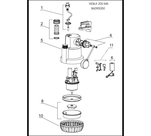 Дренажный насос ESPA VIGILA 200M A