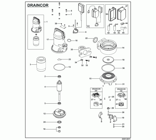Фекальный насос  ESPA DRAINCOR M A 230 50 000313/STD