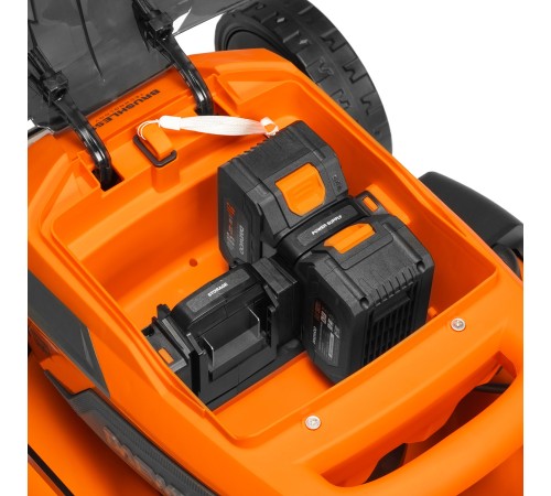 Газонокосилка аккумуляторная  Daewoo Power DLM 5042Li-S SET (2хАКБ и ЗУ)