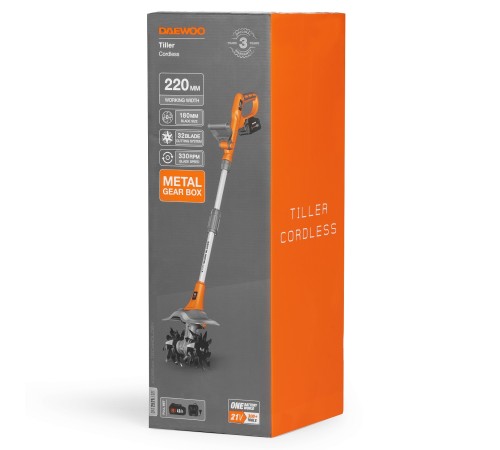 Культиватор аккумуляторный  Daewoo Power DAT 2521Li Set (АКБ и ЗУ)