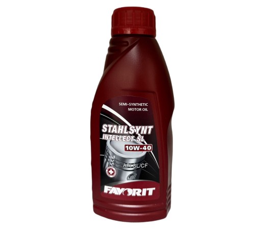 Масло моторное полусинтетическое FAVORIT STAHLSYNT Intellect SL SAE 10w40 (1л)