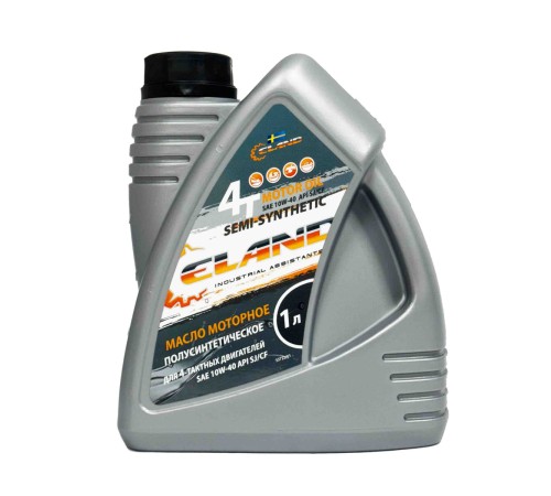 Масло моторное полусинтетическое ELAND SAE 10W-40 API SJ/CF 1 л