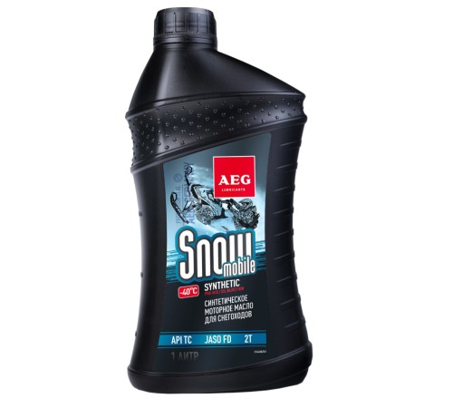 Масло моторное синтетическое AEG LUBRICANTS SnowMobile 2Т JASO FD 1л