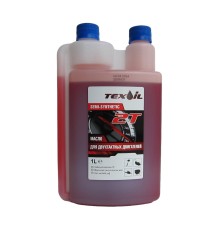 Масло моторное полусинтетическое Texoil 2T с дозатором 1л