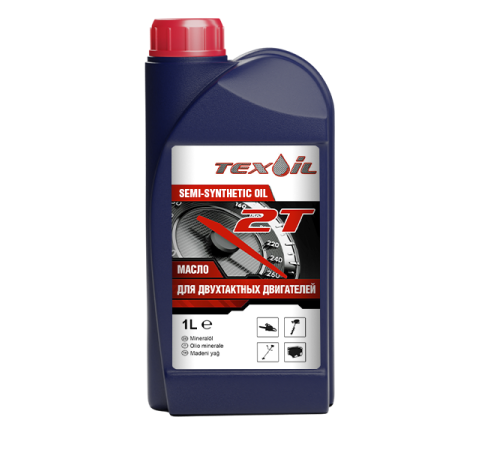 Масло моторное полусинтетическое Texoil 2T API TC 1л