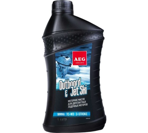Масло для лодочных двигателей AEG LUBRICANTS Outboard&JetSki 2Т Oil NMMA TC-W3 1л