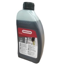 Масло моторное полусинтетическое Oregon 2T зеленое 1L