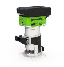 Фрезер аккумуляторный  Greenworks 24V G24RO (1хАКБ 2Ач и ЗУ)