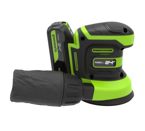 Эксцентриковая шлифовальная машина аккумуляторная Greenworks 24V OS325 (Без АКБ и ЗУ)