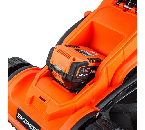 Газонокосилка аккумуляторная Skiper KW320 (2хАКБ и ЗУ)