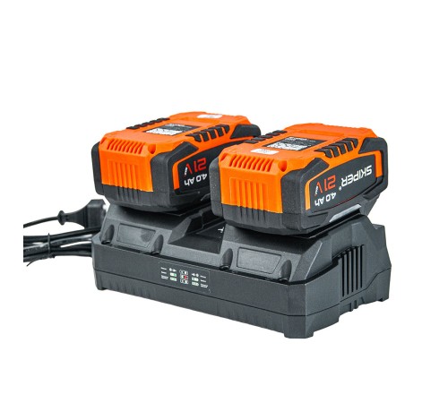 Газонокосилка аккумуляторная Skiper KW320 (2хАКБ и ЗУ)