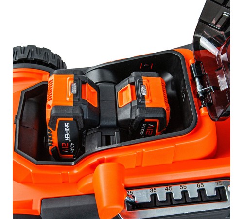 Газонокосилка аккумуляторная Skiper KW430 (2хАКБ и ЗУ)