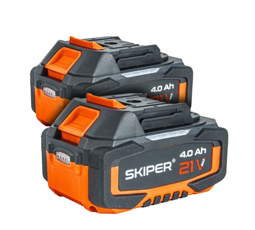 Газонокосилка аккумуляторная Skiper KW430 (2хАКБ и ЗУ)