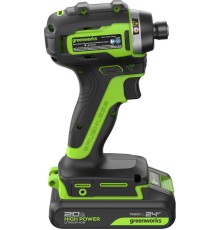 Винтоверт ударный аккумуляторный  Greenworks 24V ID3170 (2хАКБ 2Ач и ЗУ)