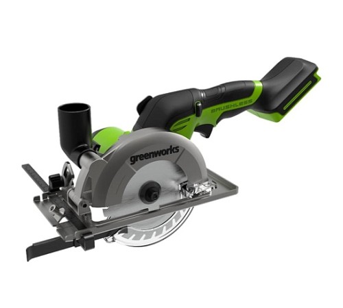 Циркулярная пила аккумуляторная Greenworks 24V G24MCS (1хАКБ 2Ач и ЗУ)