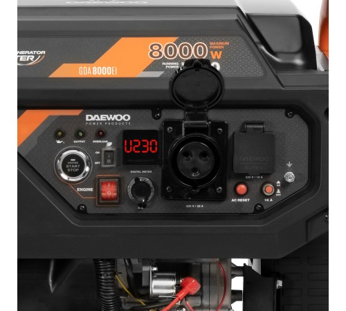 Генератор инверторный бензиновый Daewoo Power GDA 8000Ei