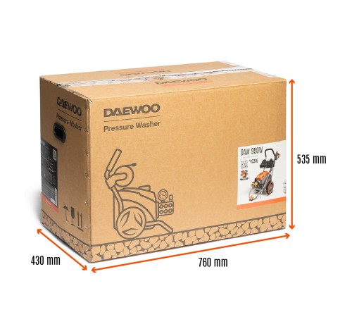 Мойка высокого давления Daewoo Power DAW 950W