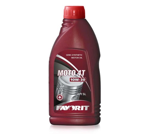 Масло полусинтетическое FAVORIT 4-T SAE 10W-30 API SL
