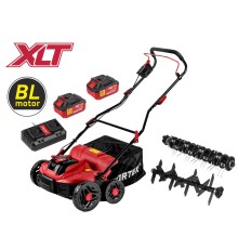 Аэратор-скарификатор аккумуляторный Wortex CAE 3736 ALL1 XLT SET (2хАКБ и ЗУ)