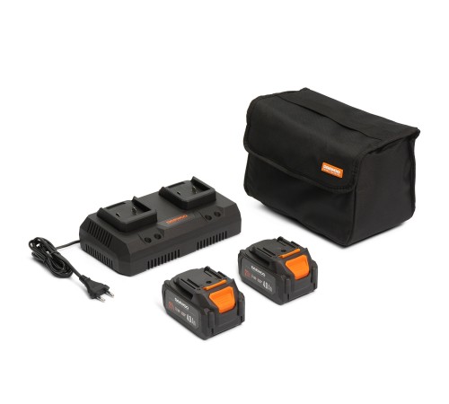 Аэратор-скарификатор аккумуляторный Daewoo Power DSC 3842Li SET (2хАКБ и ЗУ)