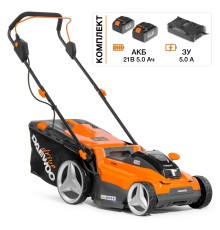 Газонокосилка аккумуляторная Daewoo Power DLM 4142Li SET (2хАКБ и ЗУ)