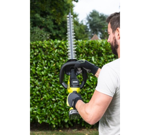 Кусторез аккумуляторный Ryobi HP RY18HTX60A-125 система ONE + (АКБ и ЗУ)