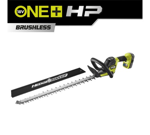 Кусторез аккумуляторный Ryobi HP RY18HTX60A-125 система ONE + (АКБ и ЗУ)