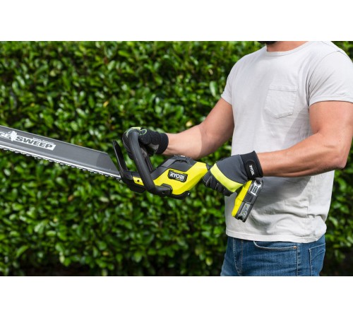 Кусторез аккумуляторный Ryobi HP RY18HTX60A-125 система ONE + (АКБ и ЗУ)