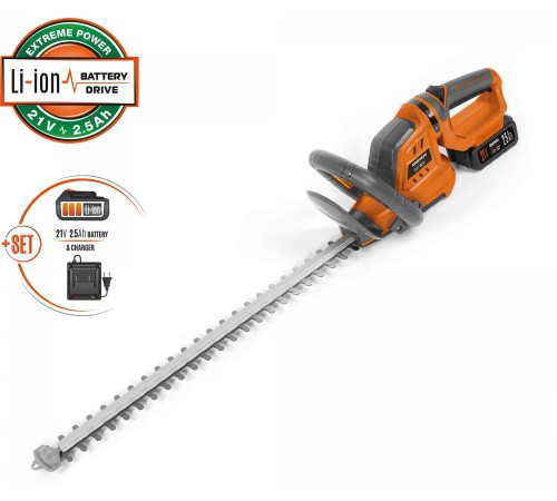 Кусторез аккумуляторный  Daewoo Power DAHT 1621Li SET (АКБ и ЗУ)