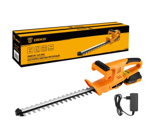 Кусторез аккумуляторный  Deko DKBC45 (АКБ и ЗУ)