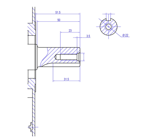 Двигатель бензиновый Lifan KP460-R (сцепление и редуктор 2:1) 20лс