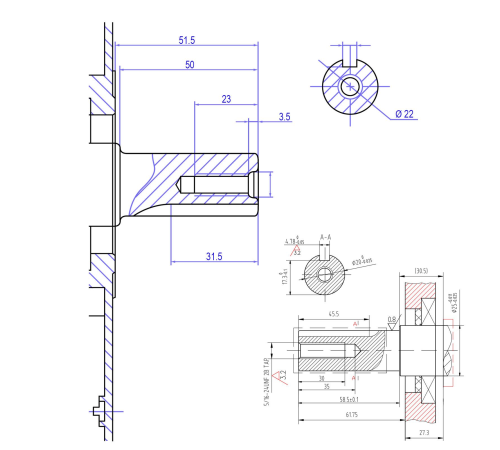 Двигатель бензиновый Lifan KP230E-R (сцепление и редуктор 2:1) 8лс (вал 20мм)