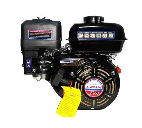 Двигатель бензиновый Lifan 170F (вал 19,05мм под шпонку) 7лс