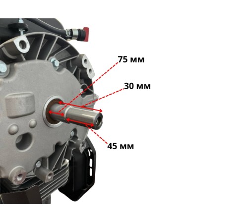 Двигатель бензиновый Lifan 1P75FV (вал 22мм под шпонку) 8лс