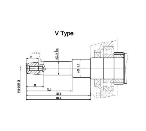 Двигатель бензиновый Stark GX390V (вал конус 106мм V-type, для генератора) 13л.с.