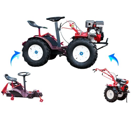 Адаптер пахотно-ездовой для культиватора  Смарт-04 (привод 4х4, переломка)