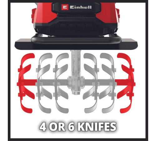 Культиватор аккумуляторный Einhell GP-CR 36/45 Li E BL- Solo (Без АКБ и ЗУ)