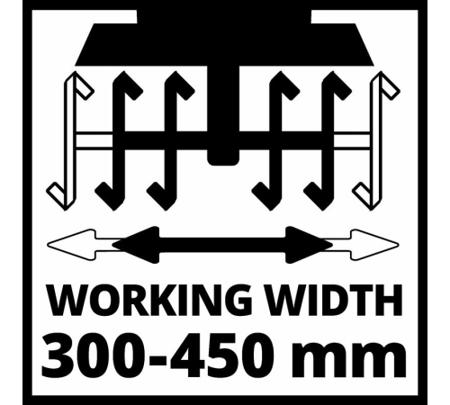 Культиватор аккумуляторный Einhell GP-CR 36/45 Li E BL- Solo (Без АКБ и ЗУ)