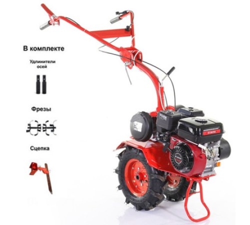 Мотоблок бензиновый АГАТ XM-8.0-П (Hammerman CF170FB 8.0 л.с. колеса 4.00-8)