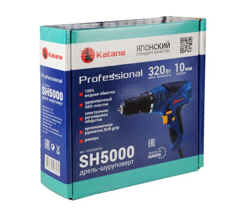Дрель-шуруповерт электрическая KATANA SH5000