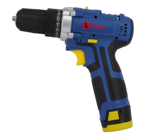 Дрель-шуруповерт аккумуляторная KATANA PROdrive 1215/1 в кор. (АКБ и ЗУ)