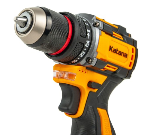 Дрель-шуруповерт аккумуляторная KATANA CD2600 в кейсе (2хАКБ и ЗУ)