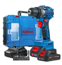 Дрель-шуруповерт аккумуляторная KATANA CD3501 в кейсе (2хАКБ и ЗУ)