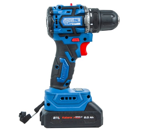 Дрель-шуруповерт аккумуляторная KATANA CD3501 в кейсе (2хАКБ и ЗУ)