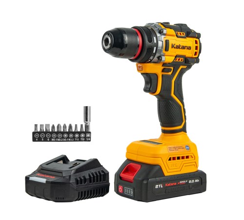 Дрель-шуруповерт аккумуляторная KATANA HD Line BCD5001 (АКБ и ЗУ)